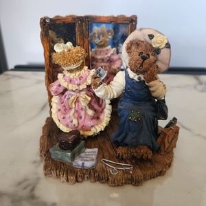 BOYDS RESIN BEARSTONE FIGURINE - MARGARET WITH KRISTEN ...THERE GOES THE BUDGET